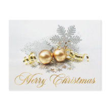 Gulden kerstbal Balls Ornament Corporate Greeting