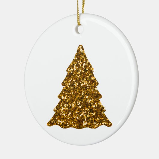 Gulden kerstbomen keramisch ornament (Links)
