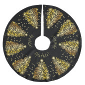 Gulden kerstboomrok kerstboom rok (Voorkant)