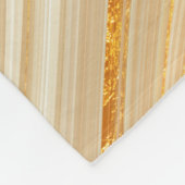 Gulden marmer fleece deken (Hoek)