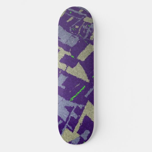 gulden snede Paarse Persoonlijk Skateboard (Voorkant)
