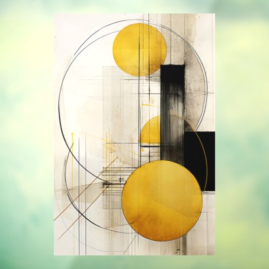 gulden snede raamsticker (Vel 3)