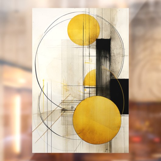 gulden snede raamsticker (Vel 2)