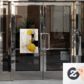 gulden snede raamsticker (Kantoordeur)