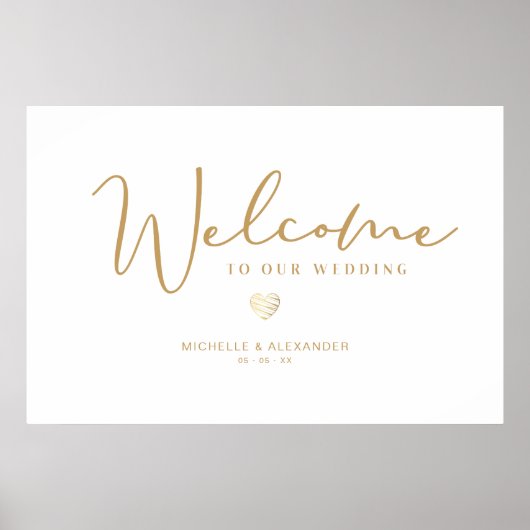 Gulden terwijl Whimsical Welcome Guests Weduwen Poster (Voorkant)