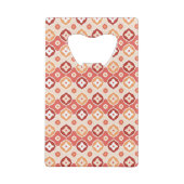 Guldenikatgeometrisch patroon creditkaart flessenopener (Achterkant)