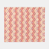 Guldenikatgeometrisch patroon fleece deken (Voorkant (Horizontaal))