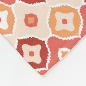 Guldenikatgeometrisch patroon fleece deken (Hoek)