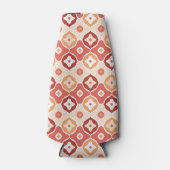 Guldenikatgeometrisch patroon flesjeskoeler (Voorkant)