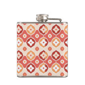 Guldenikatgeometrisch patroon heupfles (Achterkant)