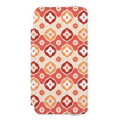 Guldenikatgeometrisch patroon incipio iPhone portemonnee hoesje (Voorkant Agenda)