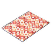 Guldenikatgeometrisch patroon notitieboek (Linkerzijde)