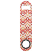 Guldenikatgeometrisch patroon speed flessenopener (Achterkant)