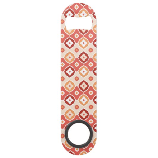 Guldenikatgeometrisch patroon speed flessenopener (Voorkant)