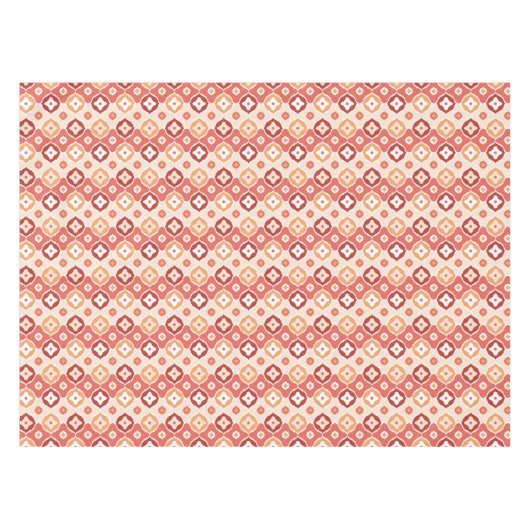 Guldenikatgeometrisch patroon tafelkleed (Voorkant (Horizontaal))