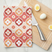 Guldenikatgeometrisch patroon theedoek (Quarter Fold)