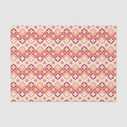 Guldenikatgeometrisch patroon tissuepapier (Voorkant)