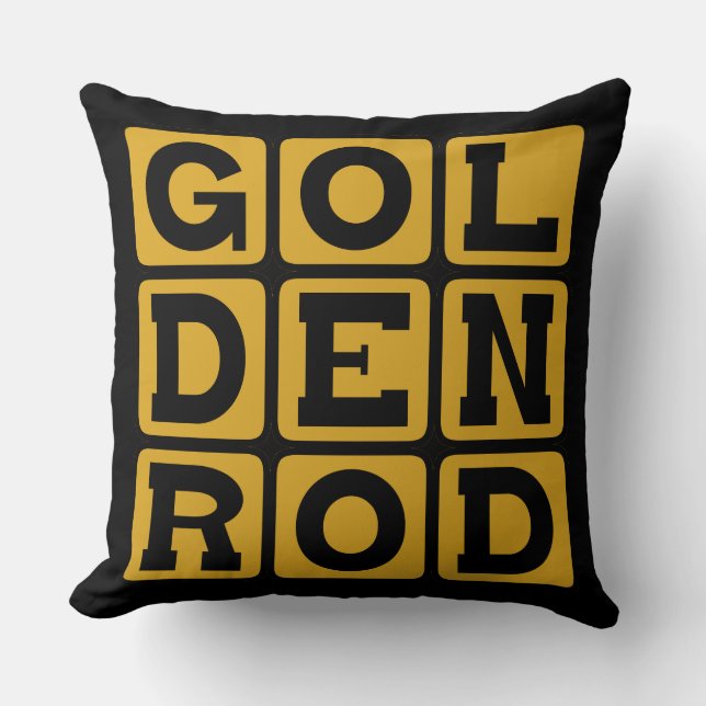 Guldenroede, Kleur Kussen (Voorkant)