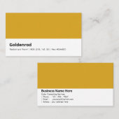 guldenroede | "Stralend en warm" Visitekaartje (Voorkant / Achterkant)
