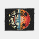 Gulf America Funny Trump hernoemen Fleece Deken (Voorkant (Horizontaal))