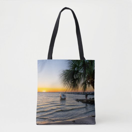 Gulf Breeze Florida Sunset All Over Canvas tas (Voorkant)