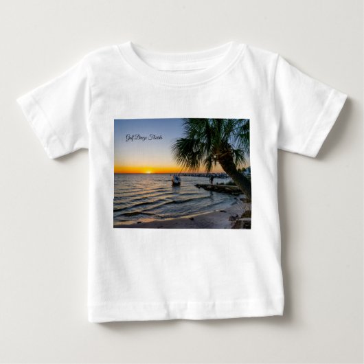 Gulf Breeze Sunset Baby Toddler T-shirt (Voorkant)