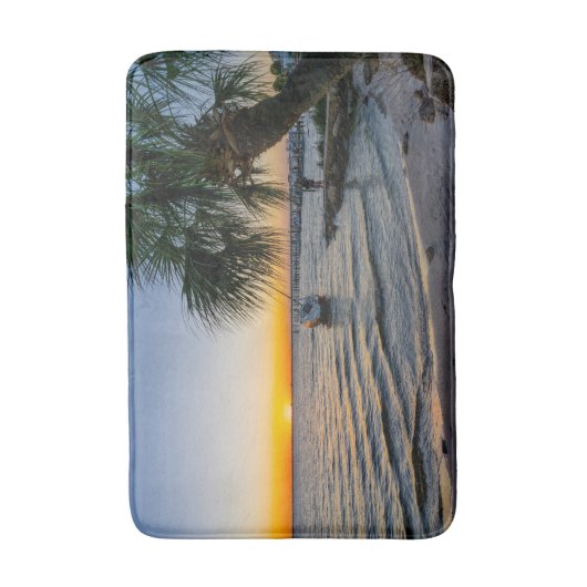 Gulf Breeze Sunset Bath Mat (Voorkant Verticaal)