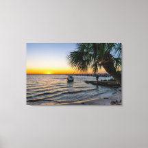 Gulf Breeze Sunset Canvas