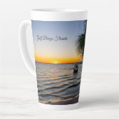 Gulf Breeze Sunset Latte Mok (Linkerhoek)
