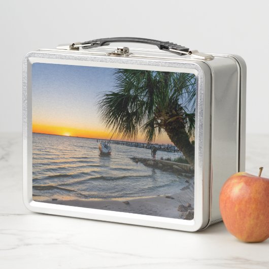 Gulf Breeze Sunset Lunchbox (In situ)