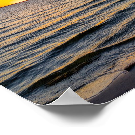 Gulf Breeze Sunset Poster (Hoek)