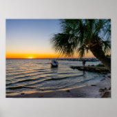 Gulf Breeze Sunset Poster (Voorkant)