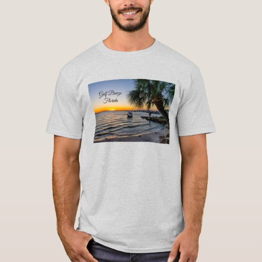 Gulf Breeze Sunset T-shirt (Voorkant)