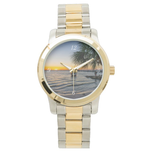 Gulf Breeze Sunset Watch Horloge (Voorkant)