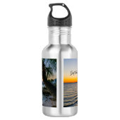 Gulf Breeze Sunset Water Bottle Waterfles (Achterkant)