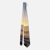 Gulf Breeze zeilboot en Jetty Sunset Stropdas (Achterkant)