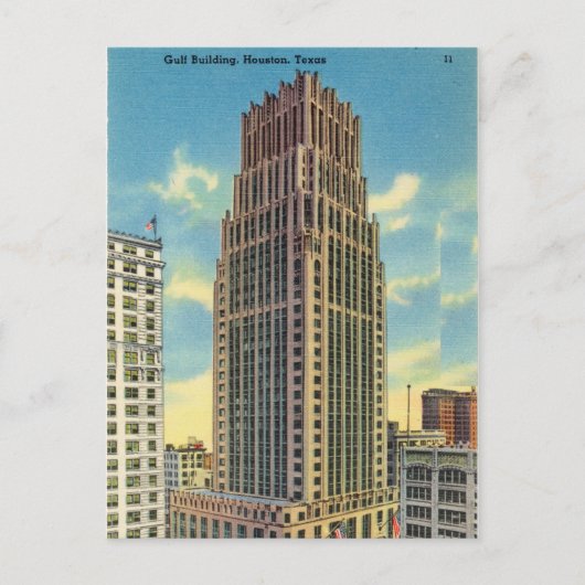 Gulf Building, Houston, Texas Briefkaart (Voorkant)