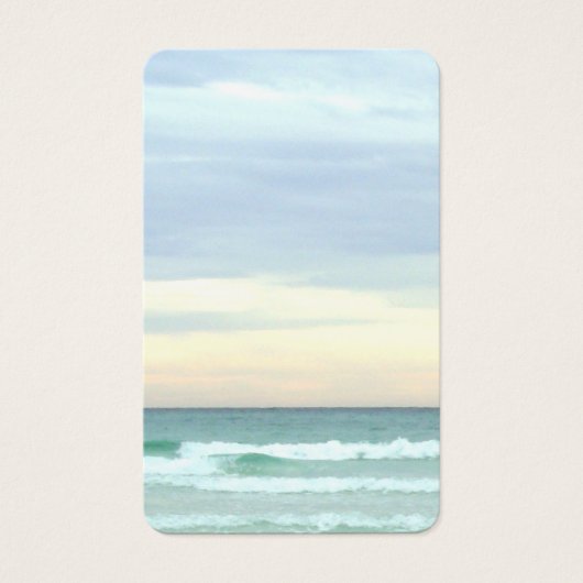 Gulf Coast Peaceful Shores Sunset Visitekaartje (Voorkant)