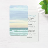 Gulf Coast Peaceful Shores Sunset Visitekaartje (Bureau)