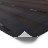 Gulf Coast Sunrise Causeway Bridge Snelweg Poster (Hoek)