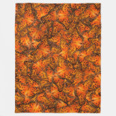 Gulf fritillair of Passion butterflies oranje Fleece Deken (Voorkant)