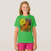 Gulf Fritillary aka Passion Butterfly on Goldenrod T-shirt (Voorkant volledig)