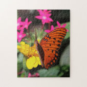 Gulf Fritillary Butterfly Legpuzzel (Verticaal)