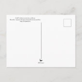 Gulf Fritillary Butterfly rusten op Sunflower Briefkaart (Achterkant)