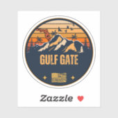Gulf Gate, Florida Sticker (Vel)