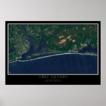 Gulf Islands National Seashore Florida Satellite