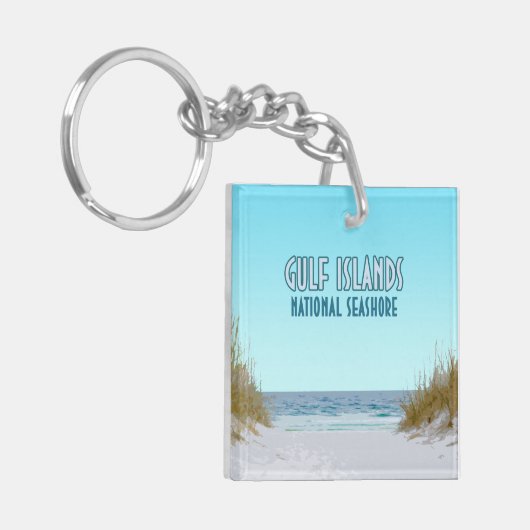 Gulf Islands National Seashore Mississippi Florida Sleutelhanger (Voorkant Links)