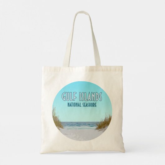Gulf Islands National Seashore Mississippi Florida Tote Bag (Achterkant)