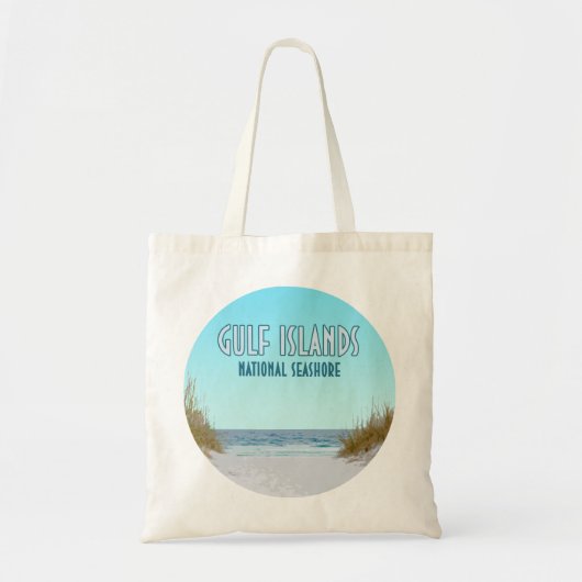 Gulf Islands National Seashore Mississippi Florida Tote Bag (Voorkant)