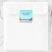 Gulf Islands National Seashore Mississippi Florida Vierkante Sticker (Tas)